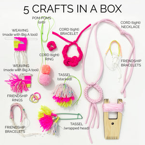 5 Crafts in a Box Kit - The Loome