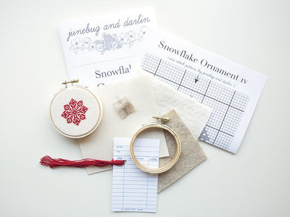 Holiday Cross Stitch Kits | Junebug & Darlin