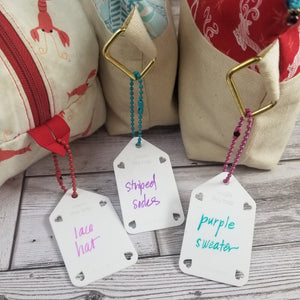 Write-On / Wipe-Off Project Bag Tag