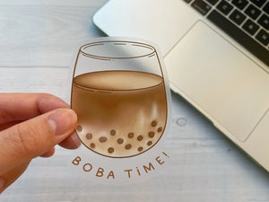 Boba Time Sticker