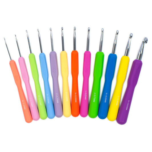 Boye Ergonomic Aluminum Crochet Hooks