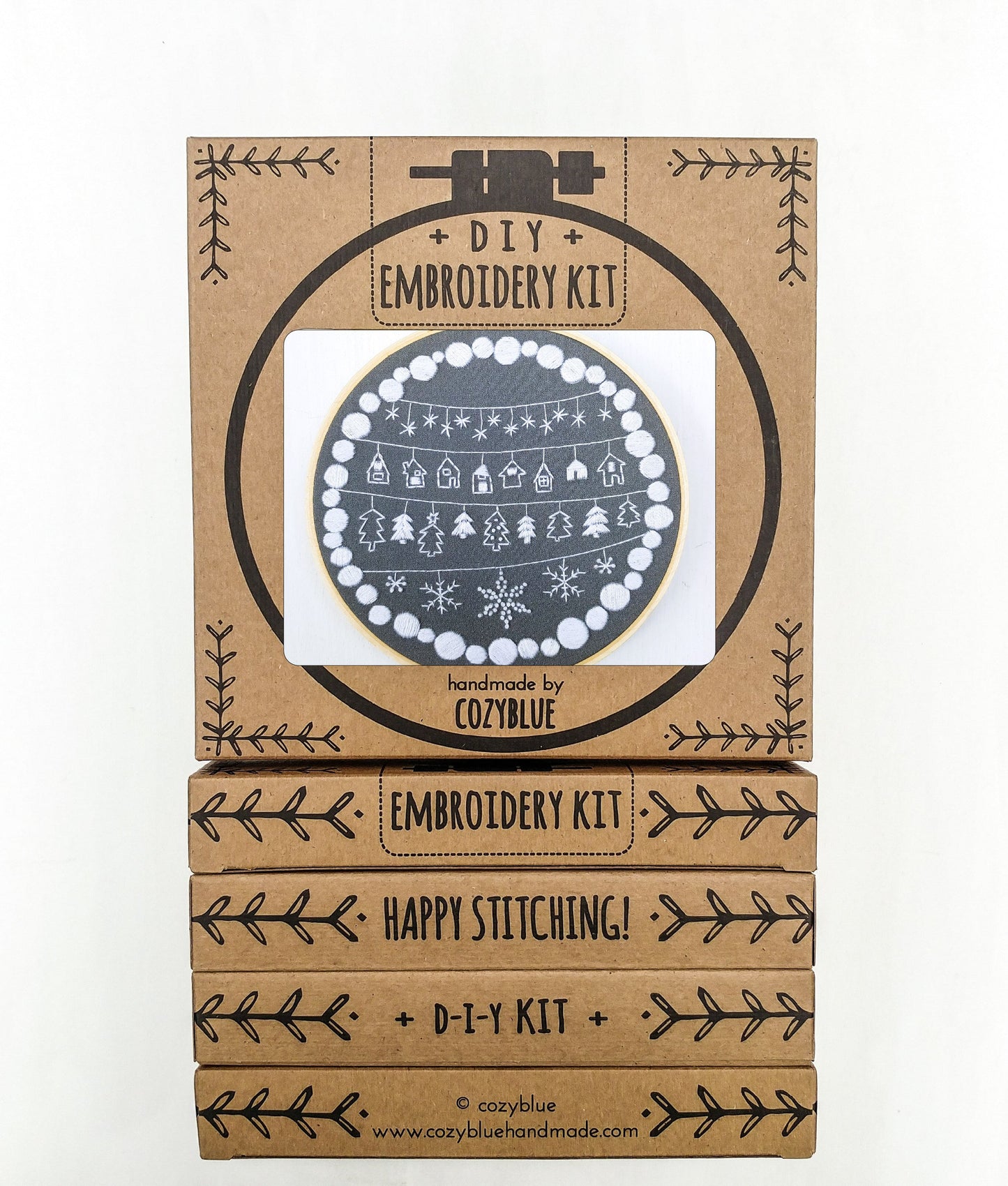 Holiday Embroidery Kits | CozyBlue