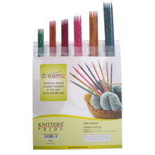 Load image into Gallery viewer, Knitter&#39;s Pride Dreamz Small Sizes Double Pointed Needle Set
