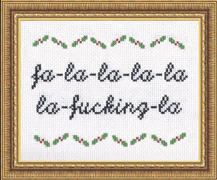 Holiday Subversive Cross Stitch Kits