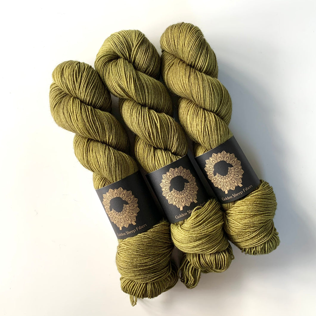 BFL Sock - Golden Sheep Fibers