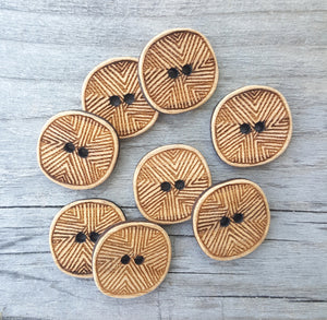 Washable Bamboo Buttons