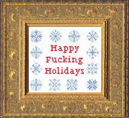 Holiday Subversive Cross Stitch Kits